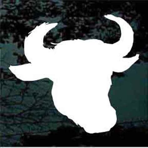 Solid Bull Head Decals And Car Window Stickers Decal Junky