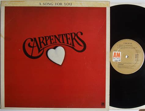 Amazon.com: Carpenters A Song For You 12" LP (1972) A&M Records AMLS 63511 - Carpenters: CDs & Vinyl