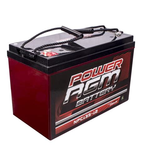 Power Agm 12v 135ah Deep Cycle Battery Oz Toolbox