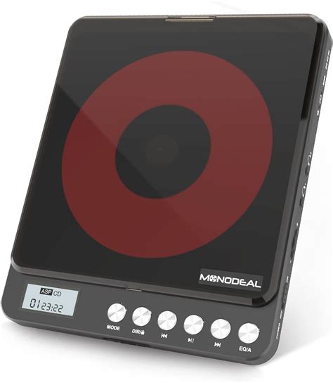 Portable Cd Player With Built In Speakers Monodeal Rechargeable Cd