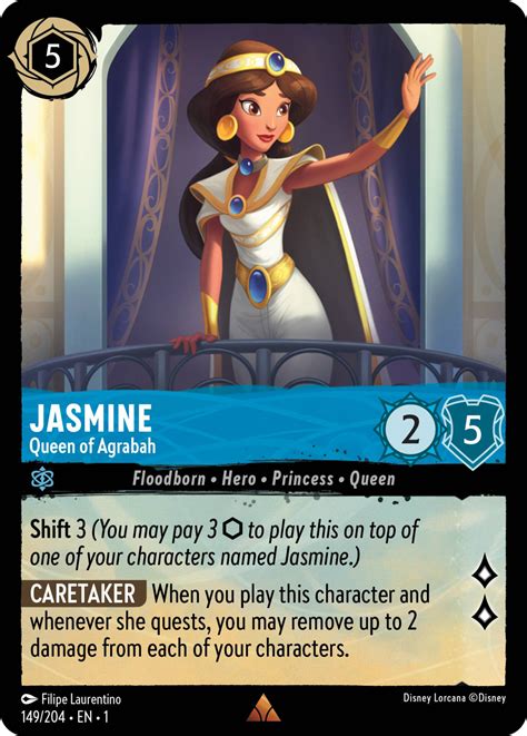 Jasmine - Queen of Agrabah - Mushu Report (Lorcana Wiki)