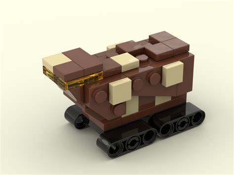 Lego Moc Micro Sandcrawler By Normnordron Rebrickable Build With Lego