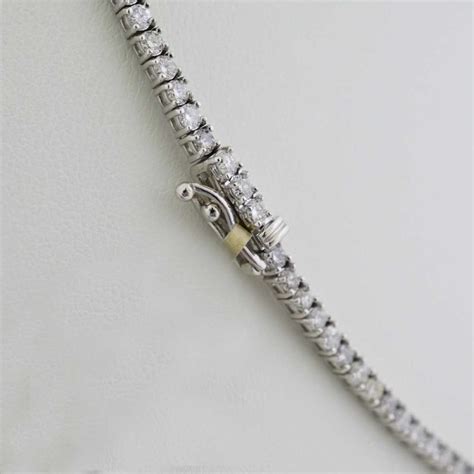 14k White Gold Diamond Chain - Grimal Jewelry