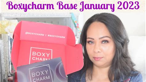 Boxycharm January Base Unboxing Youtube