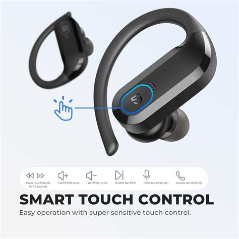 Soundpeats S5 Wireless Earbuds Over Ear Hooks Bluetooth Headphones 50 In Ear Stereo Wireless