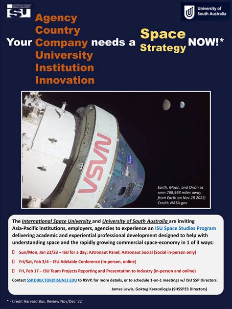 International Space University (ISU) Space Study Program - NSTDA SPACE ...