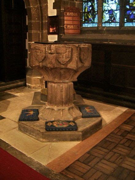 The Th Century Baptismal Font Colne Lancashire St Bartholomew