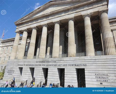 Smithsonian American Art Museum At Washington Dc Editorial Image