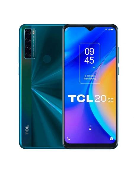 SMARTPHONE TCL 20 SE T671H 6 82 IPS OC 4GB 64GB 4G ANDROID 11 GREEN