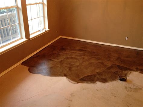 Diy Stained Concrete Floors In Homes Flooring Ideas