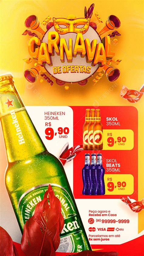 Story Carnaval De Ofertas Heineken Skol Skol Beats Cervejaria Social