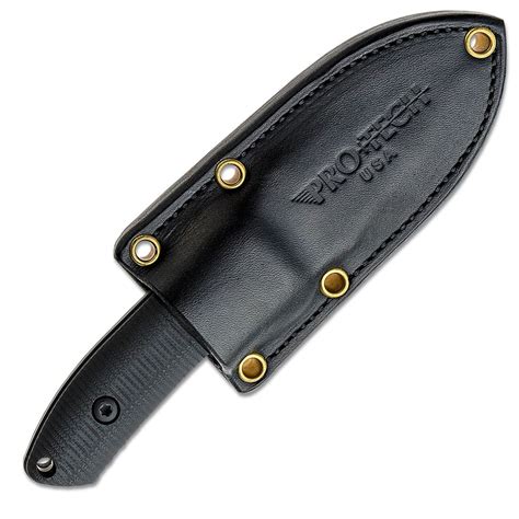 Pro Tech Les George Sbr Fixed Blade Black G 10 Handle Dlc Blade Gfeller