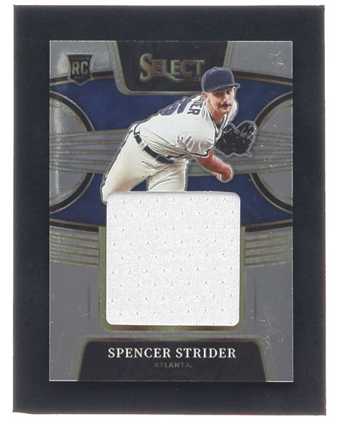 Spencer Strider Select Rookie Jumbo Swatch Rc Pristine Auction