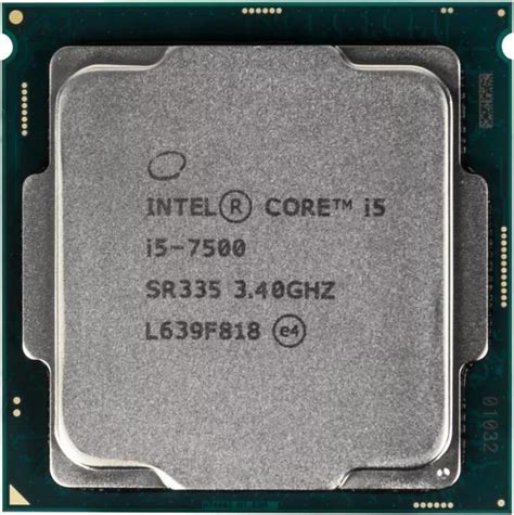 Intel Core I5 7500 3 4GHz 6MB Kaby Lake 65W S1151 Tray