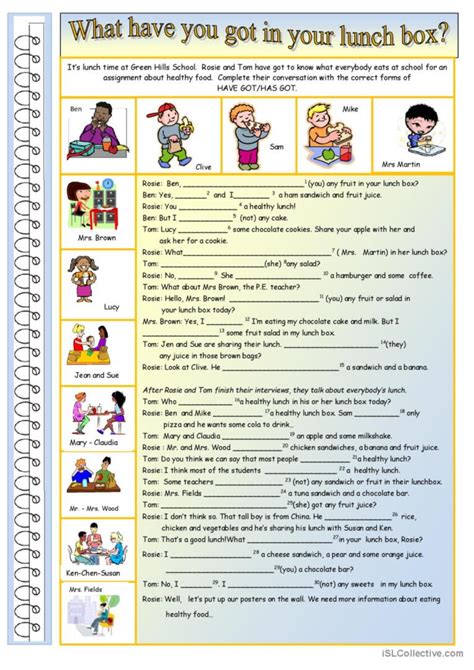 Have Has Got General Gramma English Esl Worksheets Pdf And Doc