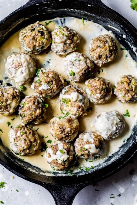 Swedish Meatballs No Heavy Cream Skinnytaste