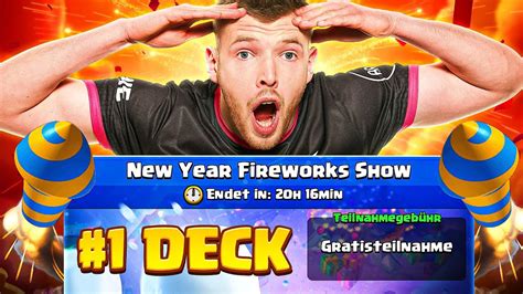 Das 1 BESTE DECK für NEUJAHRS FEUERWERKSSHOW Clash Royale