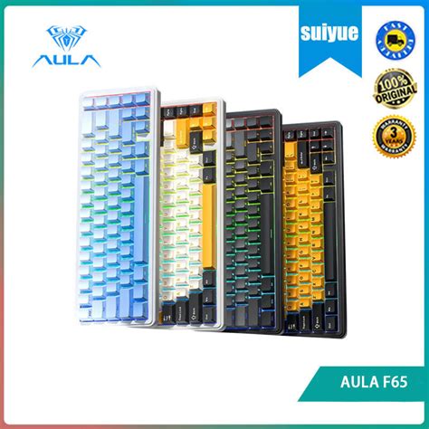 AULA F65 Three Mode Customized Mechanical Keyboard Full Key Hot Plug