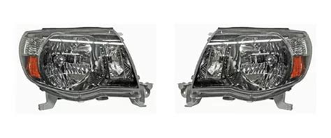 Par Faros Toyota Tacoma 2009 Al 2011 Fondo Negro Tyc Meses sin interés