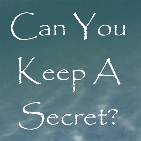 Can You Keep A Secret Official Youtube