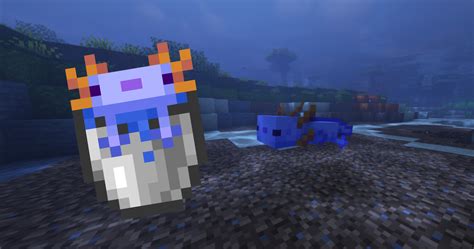 Colored Axolotls In Buckets Screenshots Minecraft Resource Packs