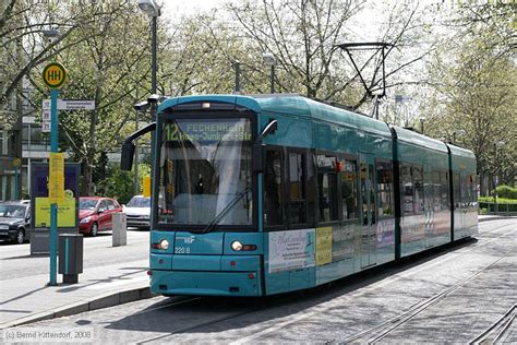 Deutschland Stra Enbahn Frankfurt Am Main Triebwagen