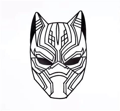 How To Draw Black Panther Easy Full Video Tutorial Black Panther