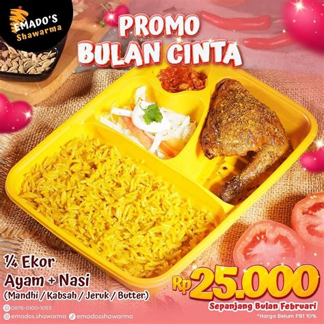 15 Promo Makanan Valentine dan Februari 2023