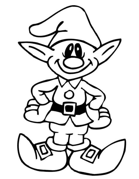 Coloriage Lutin Du P Re No L Imprimer Gratuitement