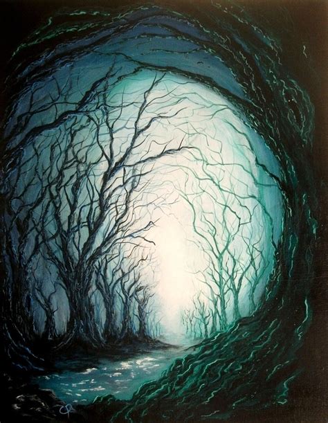 √ Dark Woods Painting