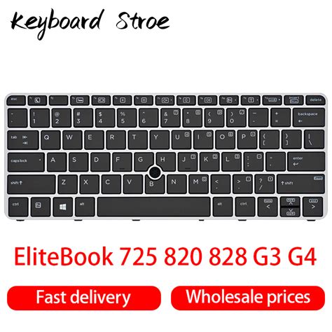 Laptop Keyboard For Hp Elitebook 725 G3 725 G4 820 G3 820 G4 828 G3 828 G4 Us Ui Backlight