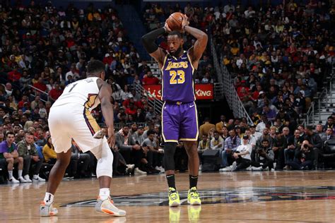 Lakers Vs Pelicans Final Score Lebron James Does It All In 122 114