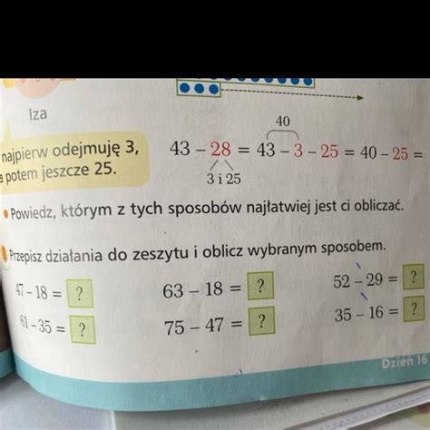 Hejka Mam Problem Z Tym Zadaniem Klasa Szko Y Podstawowej R Wnanie