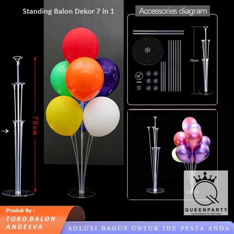 Jual Stand Balon Dekor Stick Cup Standing Balon Dekor Tatakan Balon