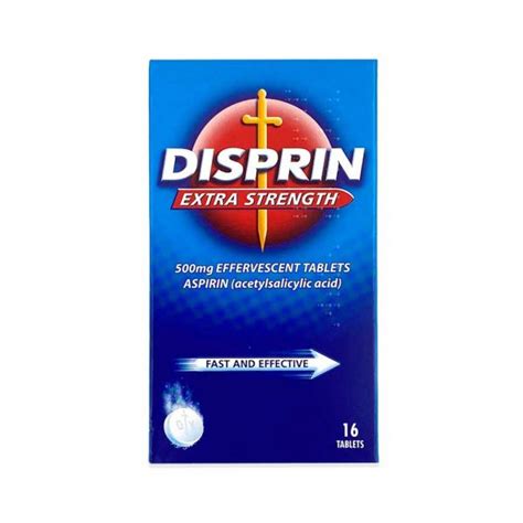 Disprin Extra Strength 500mg Tablets 16 Pack Dolans Pharmacy