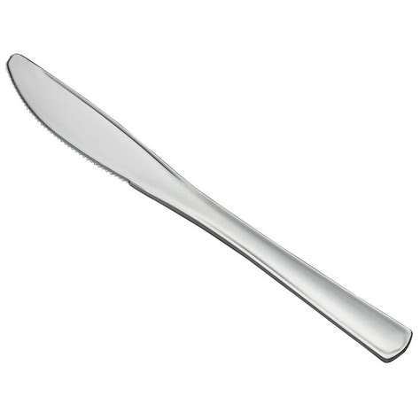 Visions Silver Classic Heavy Weight Silver Plastic Knife Pack