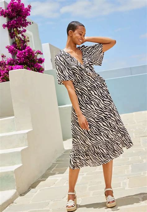 Buy NEXT Wrap Midi Dress Online ZALORA Malaysia