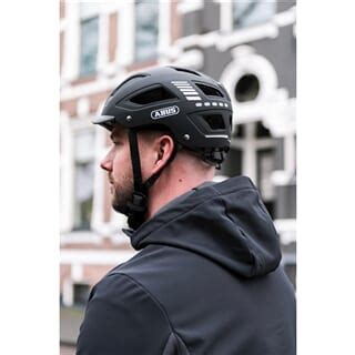 Abus Helm Hyban Led Signal Black L Cm Fietsen Anne