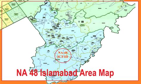 Islamabad District New Halqa Bandi National Assembly Seats NA 46 NA 47