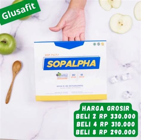 Sop Alpha Sopalpha Original Box Sachet Bioboost Lazada Indonesia