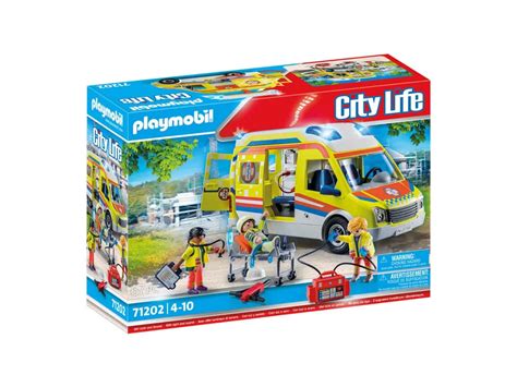 Playmobil Ambul Ncia Luz E Som Idade M Nima Recomendada