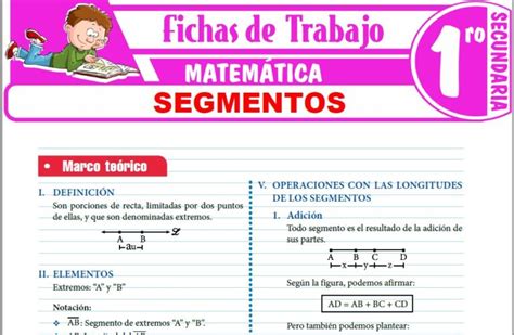 Matemática Para Primero De Secundaria Fichas De Trabajo