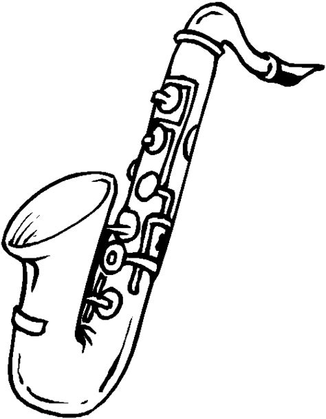 Free Saxophone Black And White Clipart, Download Free Saxophone Black And White Clipart png ...