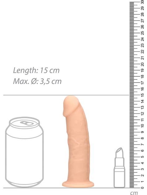 Realrock Ultra Silicone Dildo Dual Density Cm Ljus Kr