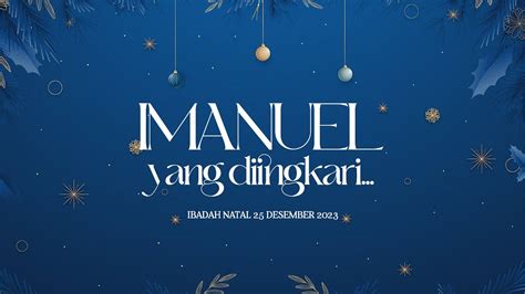 Ibadah Natal Imanuel Yang Diingkari Kemah Daud Jogja Desember