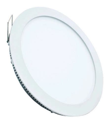 Plafón Led Redondo Embutir 24w 140w Luz Fría Candela 7262 Candela