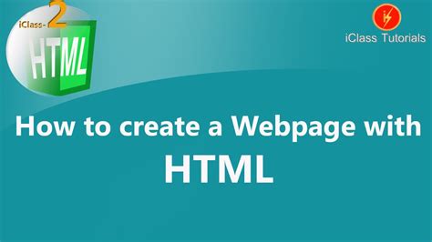 Html Class How To Write And Execute Html Code Youtube