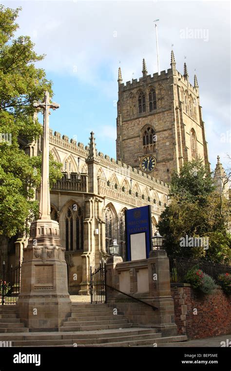 St Marys Church The Lace Market Nottingham England Uk Stock Photo