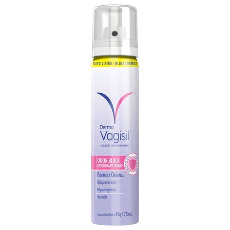 Dermo Vagisil Desodorante íntimo Femenino Odor Block X 75ml Farmacia