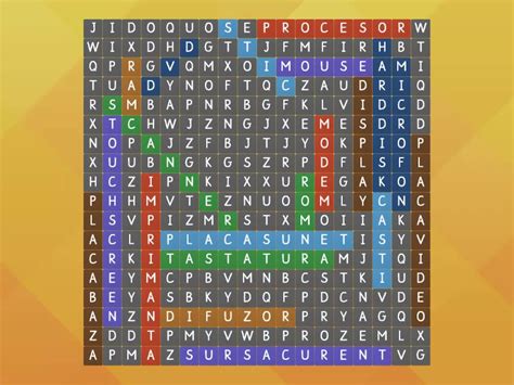 Gaseste Cuvinte Despre Calculator Wordsearch